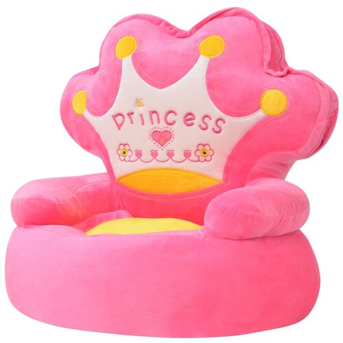 VidaXL vidaLX Pli&amp;scaron;asti otro&amp;scaron;ki stol Princess roza barve, (20916793) Slike