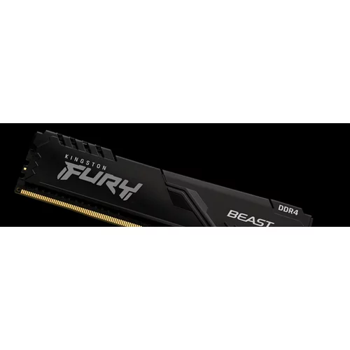 Kingston DDR4-16GB 2666MHz CL16 Single (1x16GB) Fury Beast XMP2.0 1,35V Gaming črn (KF426C16BB1/16)