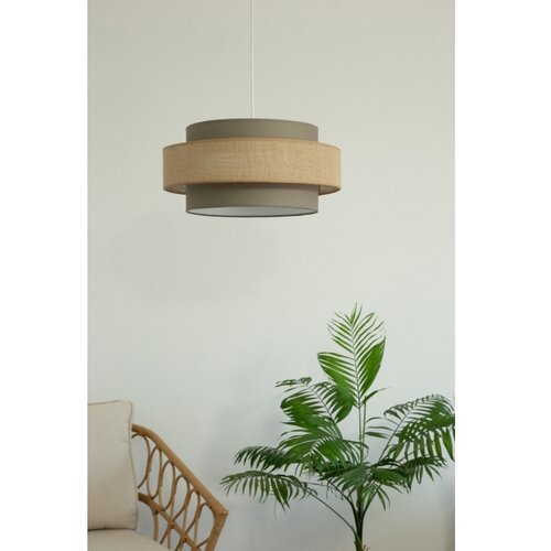  Brilagi - Visilica na sajli RESNA 1xE27/60W/230V, prečnik 40 cm, braon/bež Slike