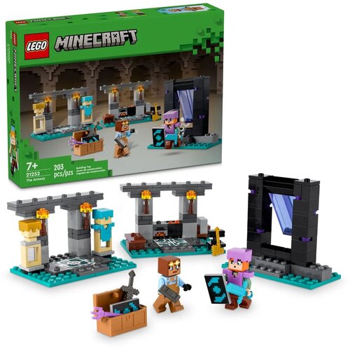 Lego MINECRAFT 21252 THE ARMORY Slike