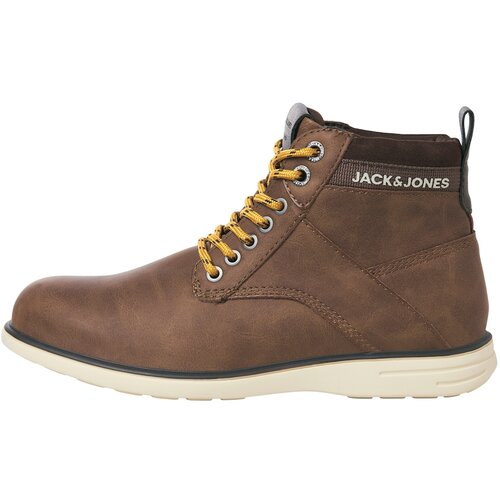 Jack & Jones Čizme na vezanje 'JFWDENVER' cappuccino / bijela Cijene