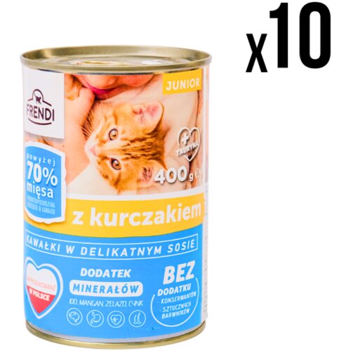 FRENDI konzerva za mačke junior piletina 400g x10 komada Cene