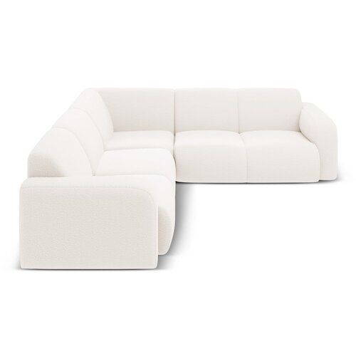 Micadoni Bijela kutna garnitura od boucl&amp;eacute; tkanine (promjenjiva) Molino &amp;ndash; Home Slike