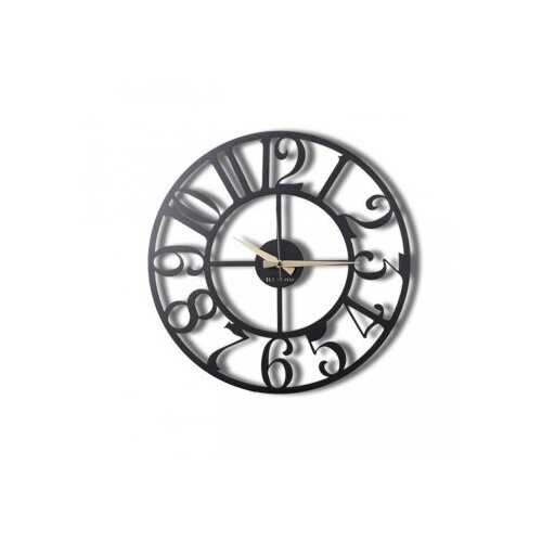 Bystag metalni zidni sat The Old Times, &amp;oslash; 50 cm Slike