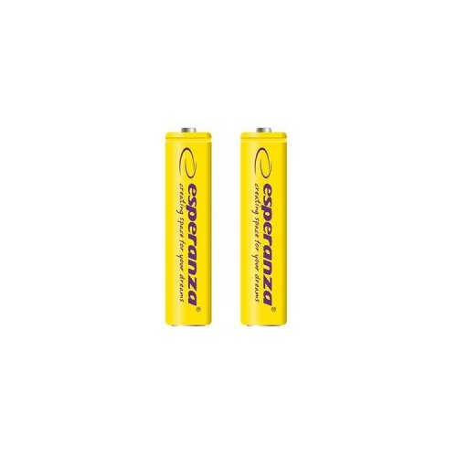 Punjive baterije ESPERANZA RECHARGEABLE Ni-MH AAA 1000MAH 2kom. yellow, EZA101Y Slike