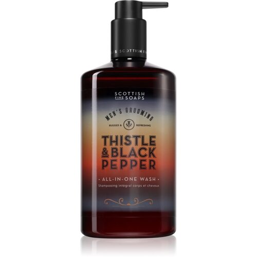 Scottish Fine Soaps Thistle & Black Pepper milo za obraz, telo in lase 500 ml Cene
