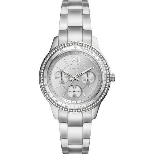 Fossil analogni sat srebro Slike