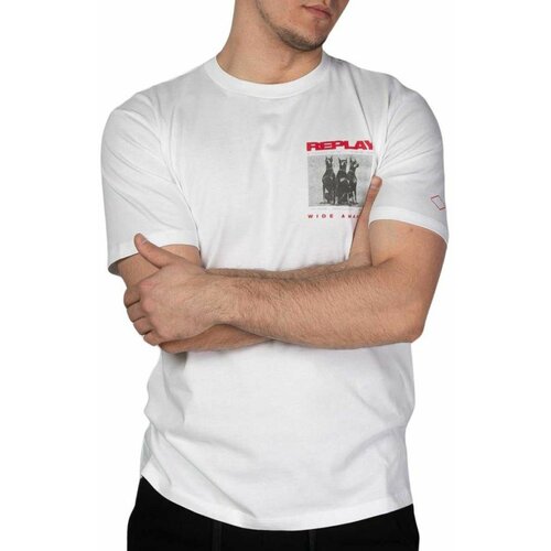 Replay muška majica sa printom  RM6766 {22662}001 Cene