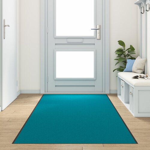 vidaXL Predpražnik Cian, Črna Poliamid 350 x 120 x 0.9 cm Cene