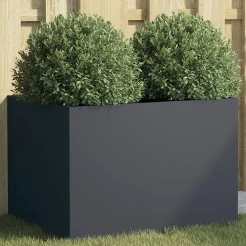 Furnova Cvetlično korito antracit 62x47x46 cm jeklo, (21920235)