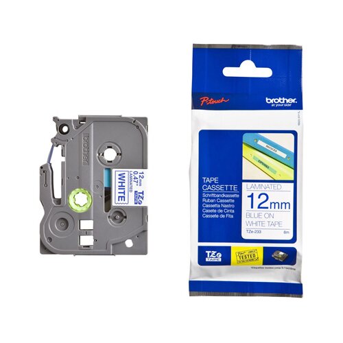 Brother Trak TZE-233 (modra-bela), original Cene