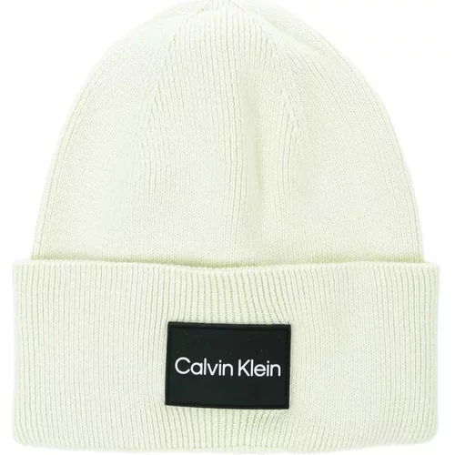 Calvin Klein Jeans Kape s šiltom K50K510986 Bela