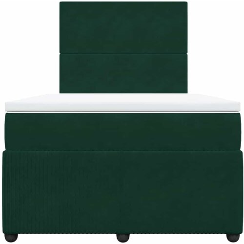 Box spring krevet s madracem tamnozeleni 120x200 cm bar&amp;scaron;unasti Slike