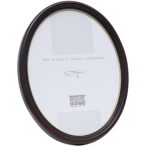 DEKNUDT S100F9 oval frame 13x18 resin black-brown Slike