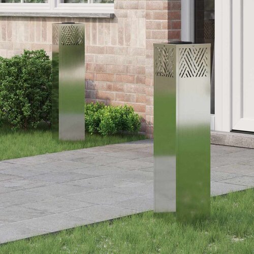  Solarna LED svjetlost za stazu Riblja kost 2 pcs Galvanizirano Cijene