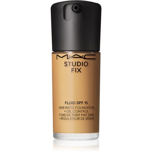 MAC Cosmetics Studio Fix Fluid SPF 15 24HR Matte Foundation + Oil Control matirajoči tekoči puder SPF 15 odtenek C45 30 ml Slike