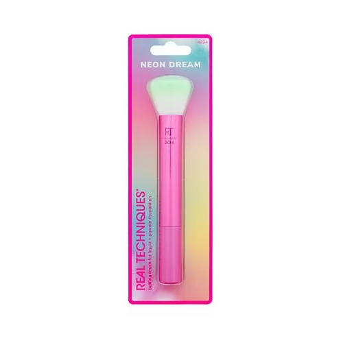 Real Techniques Neon Dream Buffing Brush kozmetični čopič za puder 1 kos za ženske