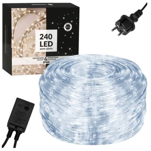 springos LED svjetlo crijevo - 10m, 240LED, 8 funkcija, IP44, hladna bijela Cijene