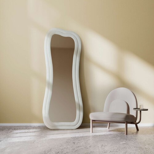 Hanah home Podno ogledalo Sun, 65 cm x 170 cm, Krem Cijene
