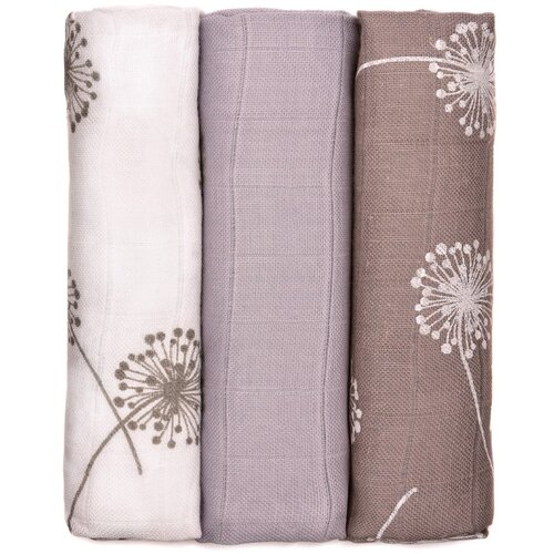 T-TOMI komplet 3 plenic iz blaga Dandelions, 70 x 70 cm Slike