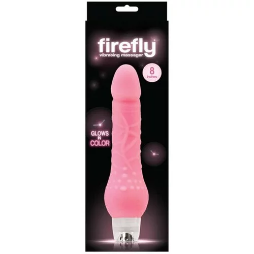 New Sensations Novelties Vibrator Firefly Vibrating Massager Pink 8