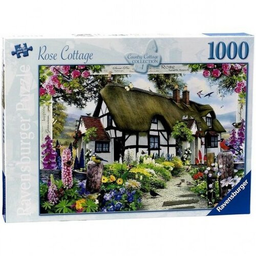 Ravensburger puzzle (slagalice) – seoska kuća sa ružama Slike