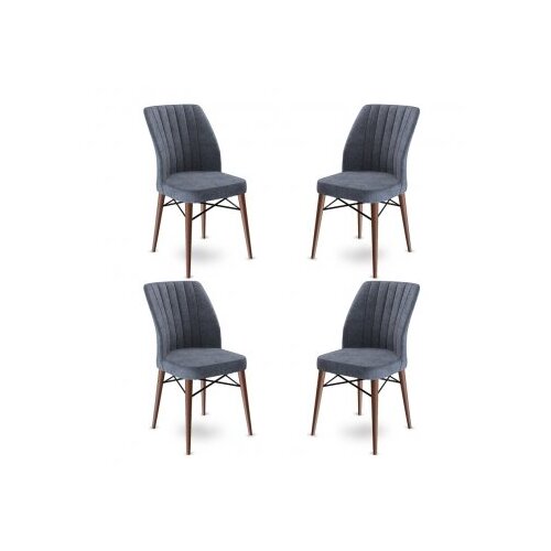 Hanah home Set 4 trpezarijske stolice Flex Sivo-Smeđa Cijene