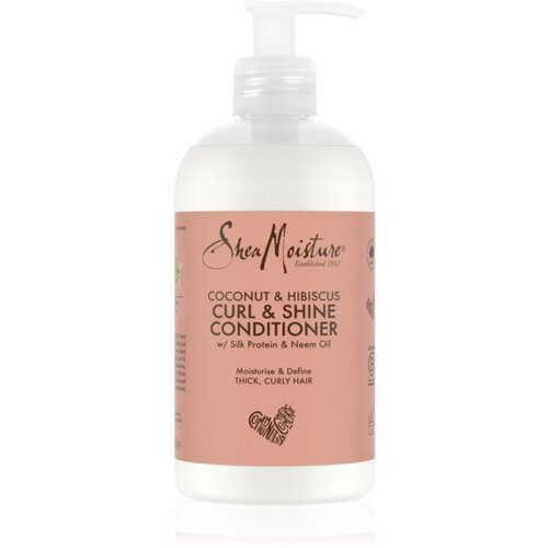 Shea Moisture Coconut &amp;amp; Hibiscus Curl &amp;amp; Shine balzam za valovite in kodraste lase 384 ml Slike