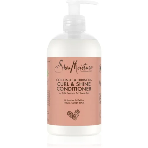 Shea Moisture Coconut & Hibiscus Curl & Shine regenerator za valovitu i kovrčavu kosu 384 ml