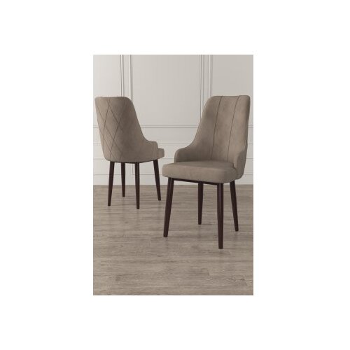 Hanah home Trex set stolica, 46x95x42 cm, 4 dijela, Smeđe-smeđa Cene