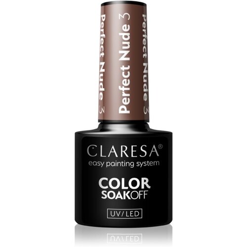 Claresa SoakOff UV/LED Color Perfect Nude gel lak za nohte odtenek 3 5 g Cene