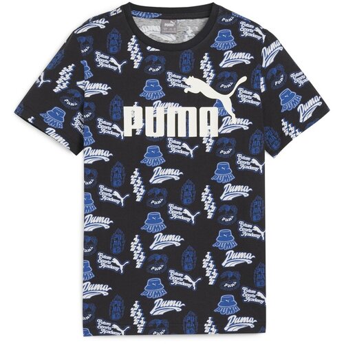 Puma Majice s kratkimi rokavi ESS+ MID 90S AOP TEE B Modra Cene