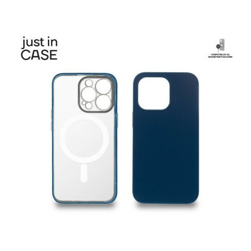 Just in case 2u1 extra case mag mix plus paket plavi za iPhone 13 Pro ( MAGPL106BL ) Cene