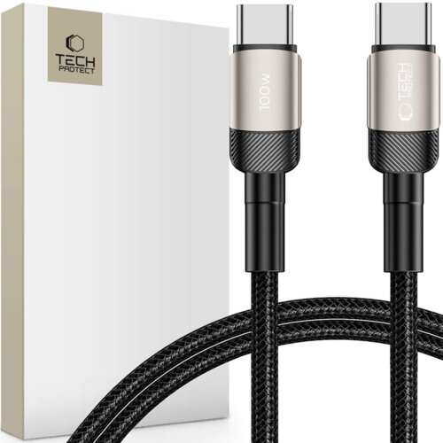 TECH-PROTECT ULTRABOOST EVO KABEL TIP-C PD100W/5A 100CM TITANIJ, (21980673) Cene