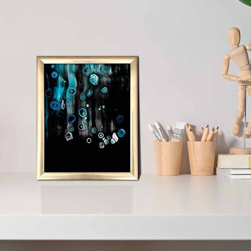 Wallity ACT-041 multicolor decorative framed mdf painting Cene