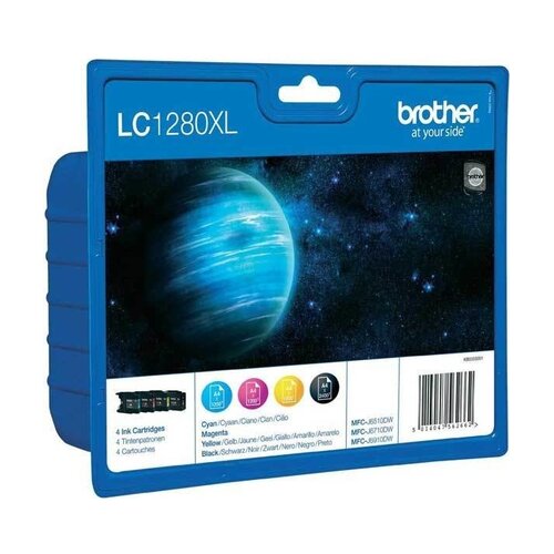 Brother LC1280XLBCMY kartu&amp;scaron;a multipack MFC J6910DW, b+c+m+y, 1*2400 str., 3*1200 str. Slike