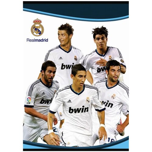  Zvezek trde platnice A5 črte, Real Madrid 62554 Slike