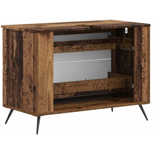  Kupaonski ormarić za sudoper BREDA Staro drvo 82 x 41 x 59 cm - Staro drvo Slike