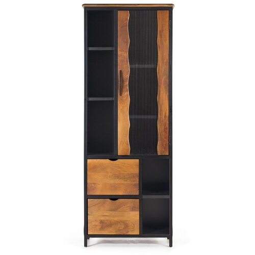 GINER Y COLOMER vitrina iz mangovega lesa s kovinskimi poudarki, (22147026) Cene