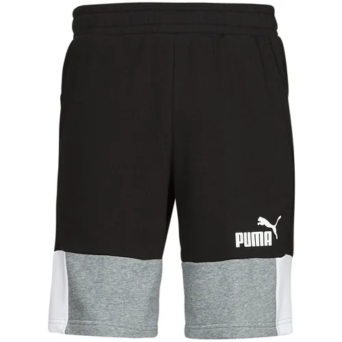 Puma ess+ block shorts crna