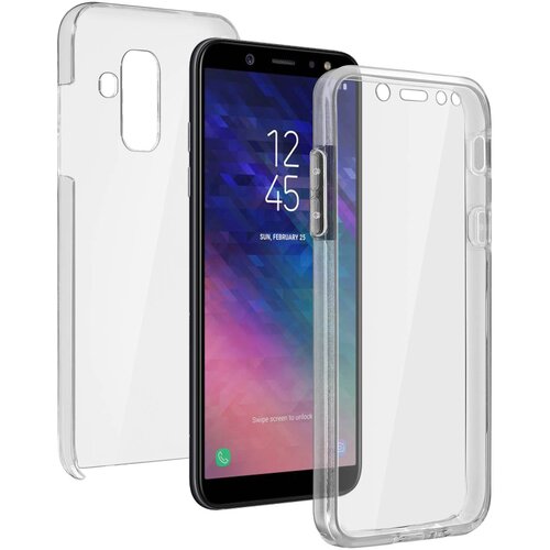 AVIZAR izjemno prozorna trda sprednja in zadnja integrirana zašcitna torbica str. samsung galaxy A6 plus, (20615922) Cene