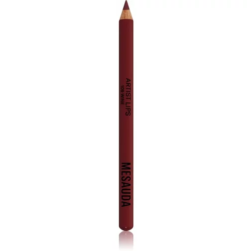 MESAUDA Artist Lips olovka za konturiranje usana nijansa 109 Wine 1,14 g