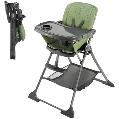 Kinderkraft hranilica Foldee Green, 6m+ Slike