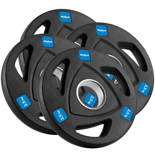 Rebel Active RBA-2113 &amp;ndash; Set olimpijskih uteži 30 kg, 14 delov, gumiran, odprtina 51 mm Slike