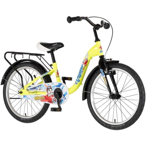 Visitor Bicikl kids aviator 20" 10" v-brake kontra 115-135cm (20") neon žuti Cene