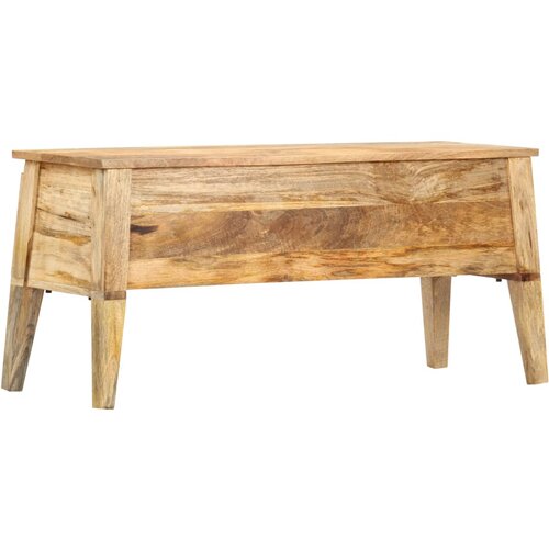 VidaXL kutija za pohranu 99 x 35 x 48 cm od masivnog drva manga Slike