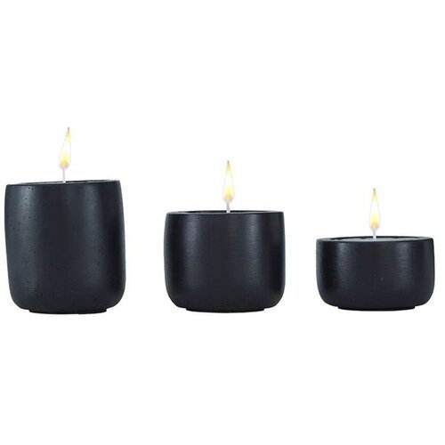WALLXPERT katalina - black black decorative concrete accessory Slike
