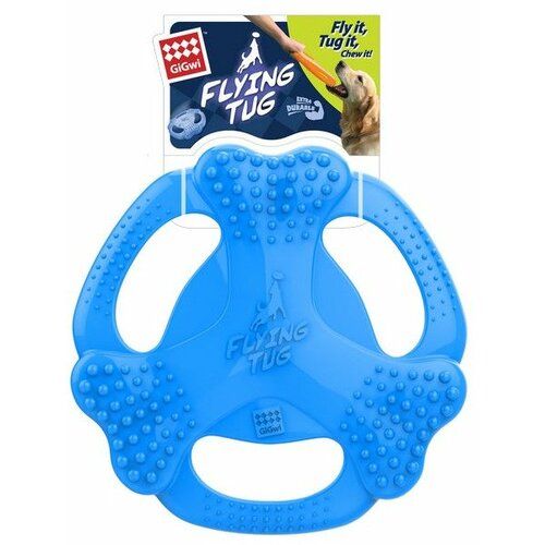 GiGwi igračka za pse Frizbi kost Plavi Slike