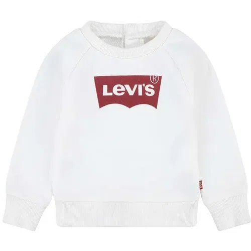 Levi's Pulover za dojenčka rdeča barva