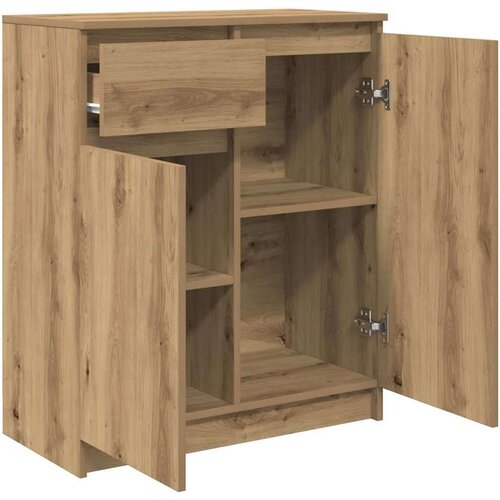 VidaXL Komoda s ladicama artisan hrast 71x35x84 cm konstruirano drvo Slike